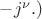 $-j^\nu.)$