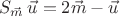 $S_{\vec m}\,\vec u=2\vec m-\vec u$