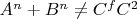 $A^n + B^n \ne C^fC^2$