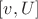 $[v,U]$