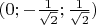 $(0; -\frac 1 {\sqrt 2}; \frac 1 {\sqrt 2})$