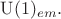 $\mathrm{U}(1)_{em}.$