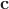 ${\bf c}$