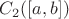 $C_2([a,b])$
