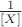 $\frac{1}{[X]}$