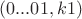 $(0 ... 01,k1)$