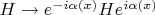 $H \to e^{-i \alpha(x)} H e^{i \alpha(x)}$