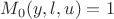 $M_0(y,l,u)=1$ $M_0(y,l,u)=1$