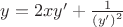 $y=2xy'+\frac{1}{\left(y'\right)^2}$