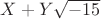 $X+Y\sqrt{-15}$