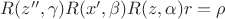 $R(z'',\gamma)R(x',\beta)R(z,\alpha)r=\rho$