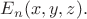 $E_n(x,y,z).$