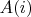 $A(i)$