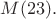 $M(23).$