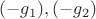 $(-g_1), (-g_2)$