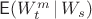 $\mathsf E(W_t^m\,|\, W_s)$
