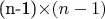 (n-1)\times(n-1)