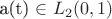 a(t) \in L_2(0,1)