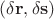 $(\delta\mathbf r,\delta\mathbf s)$