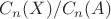 $C_n(X)/C_n(A)$