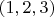 $ (1,2,3) $