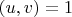 $(u,v)=1$