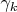$\gamma_{k}$