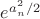 $e^{a_n^2/2}$