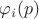 $\varphi_i(p)$