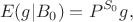 $$E(g|\mathsr{B_0})=P^{S_0}g,$$