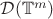 $\mathcal{D}(\mathbb{T}^m)$