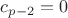 $c_{p-2}=0$