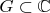 $G\subset\mathbb{C}$
