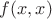 $f(x,x)$