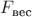 $F_{\text{вес}}$