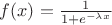 $f(x) = \frac{1}{1+e^{-\lambda x}}$