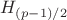 $H_{(p-1)/2}$
