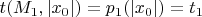 $t(M_1,|x_0|)=p_1(|x_0|)=t_1$