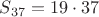 $S_{37} = 19\cdot37$
