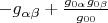 $-g_{\alpha \beta} + \frac{g_{0 \alpha} g_{0 \beta}}{g_{0 0}}$