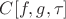 $C[f,g,\tau]$