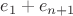 $e_1+e_{n+1}$
