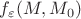 $f_{\varepsilon}(M, M_{0})$