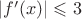 $|f'(x)|\leqslant 3$