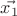 $\vec{x_{1}}$