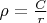 $\rho=\frac Cr$