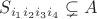 $S_{i_1 i_2 i_3 i_4} \subsetneq A$