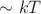 $\sim k T$