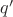 $\[q'\]$