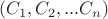$(C_{1},C_{2},...C_{n})$